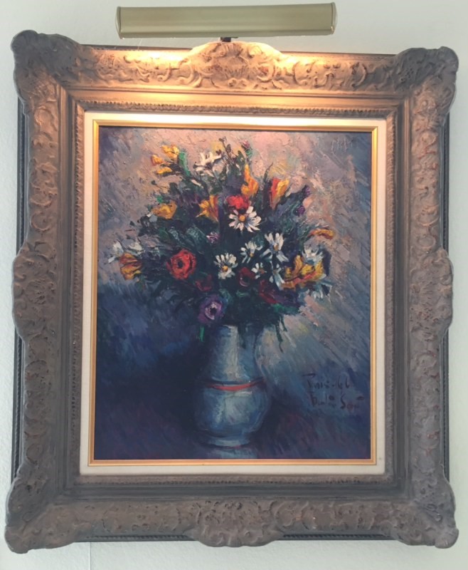 Blue Vase Flowers - Collector's Favorite